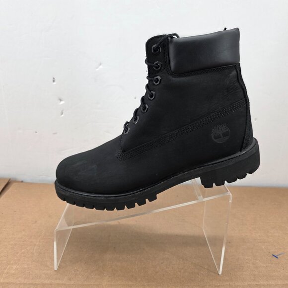 Timberland Men’s 9 M Black Leather Premium 6-Inch Waterproof 400gr Boots 10073 - Picture 5 of 16